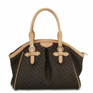 Rioni Signature (brown) - Ruched Satchel With Buckle St-20252